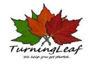 TURNING LEAF WE HELP YOU GET STARTED logo