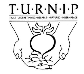 TURNIP TRUST UNDERSTANDING RESPECT NURTURED INNER PEACE logo