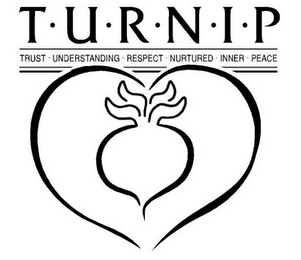 TURNIP TRUST UNDERSTANDING RESPECT NURTURED INNER PEACE logo