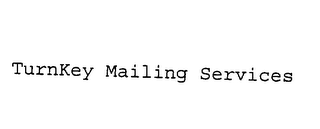TURNKEY MAILING SERVICES logo