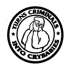 TURNS CRIMINALS INTO CRYBABIES logo