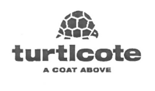 TURTLCOTE A COAT ABOVE logo