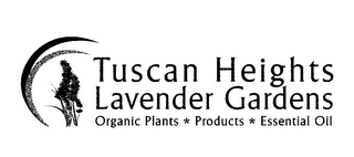 TUSCAN HEIGHTS LAVENDER GARDENS ORGANIC PLANTS * PRODUCTS* ESSENTIAL OIL logo