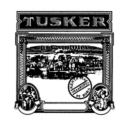 TUSKER BIA NI BORA KENYA BIA MAARUFU NI BORA logo