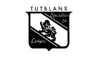 TUTBLANX SPECIALTIES FOR LAWYERS logo