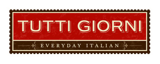 TUTTI GIORNI EVERYDAY ITALIAN logo