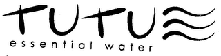TUTU ESSENTIAL WATER logo