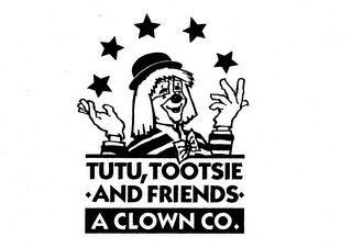 TUTU, TOOTSIE AND FRIENDS A CLOWN CO. logo