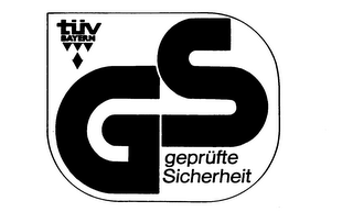 TUV BAYERN GS GEPRUFTE SICHERHEIT logo