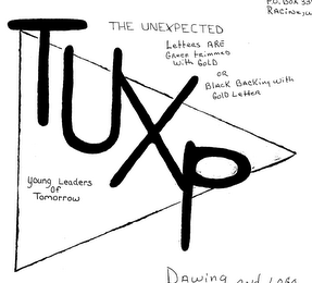 TUXP THE UNEXPECTED YOUNG LEADERS OF TOMORROW logo