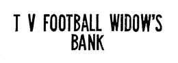 TV FOOTBALL WIDOW'S BANK logo