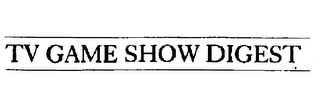TV GAME SHOW DIGEST logo