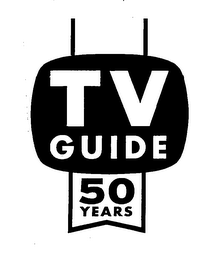 TV GUIDE 50 YEARS logo