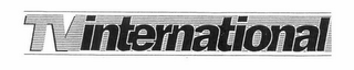 TV INTERNATIONAL logo
