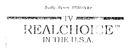 TV REALCHOICE IN THE U.S.A. logo