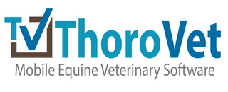 TV THOROVET MOBILE EQUINE VETERINARY SOFTWARE logo
