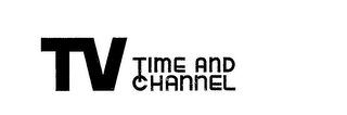 TV TIME AND CHANNEL logo