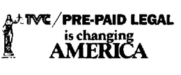 TVC/PRE-PAID LEGAL IS CHANGING AMERICA logo
