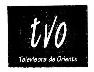 TVO TELEVISORA DE ORIENTE logo