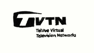 TVTN TELVUE VIRTUAL TELEVISION NETWORKS logo