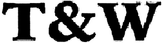 T&W logo