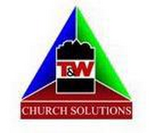 T&W CHURCH SOLUTIONS logo