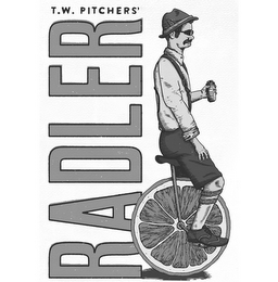 T.W. PITCHERS' RADLER logo