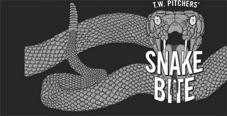 T.W. PITCHERS' SNAKE BITE logo