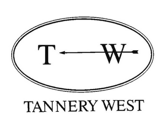 TW TANNERY WEST logo