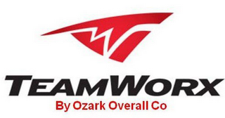 TW TEAMWORX BY OZARK OVERALL CO logo
