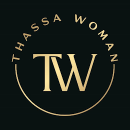 TW THASSA WOMAN logo