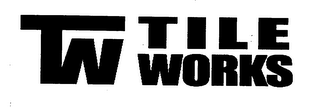 TW TILE WORKS logo