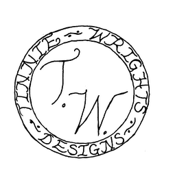 T.W TINNIE WRIGHT DESIGNS logo