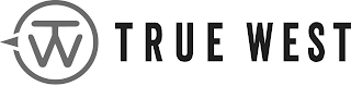 TW TRUE WEST logo