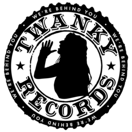 TWANKY RECORDS WE'RE BEHIND YOU logo
