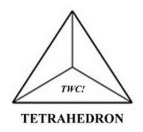 TWC! TETRAHEDRON logo