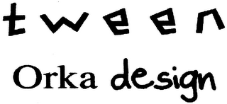TWEEN ORKA DESIGN logo