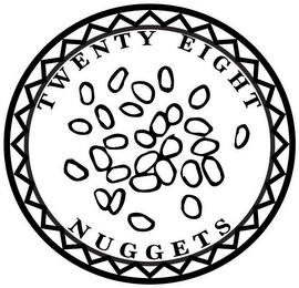 TWENTY EIGHT NUGGETS logo