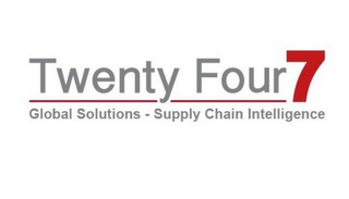 TWENTY FOUR 7 GLOBAL SOLUTIONS - SUPPLY CHAIN INTELLIGENCE logo