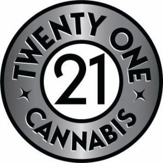 TWENTY ONE CANNABIS 21 logo
