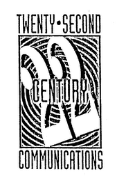 TWENTY SECOND 22 CENTURY COMMUNICATIONS logo