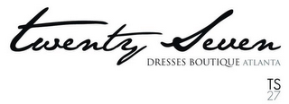 TWENTY SEVEN DRESSES BOUTIQUE ATLANTA TS27 logo