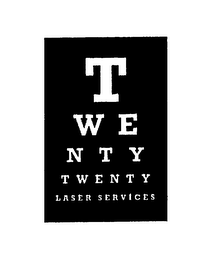TWENTY TWENTY LASER SERVICES logo