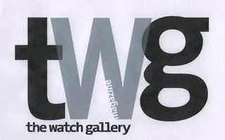 TWG MAGAZINE THE WATCH GALLERY logo