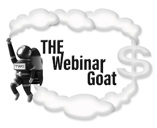 TWG THE WEBINAR GOAT $ logo