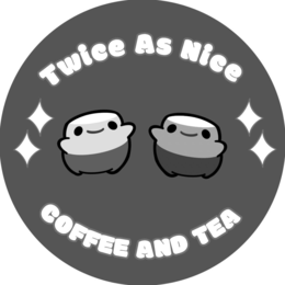 TWICE AS NICE COFFEE AND TEA logo