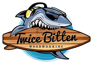 TWICE BITTEN WOODWORKING logo
