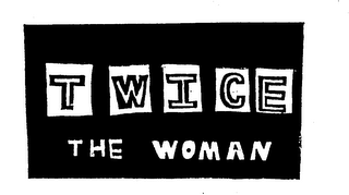 TWICE THE WOMAN logo