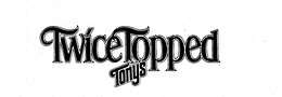 TWICE TOPPED TONY'S logo