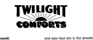 TWILIGHT COMFORTS logo
